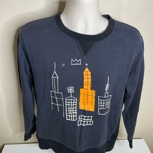 Uniqlo Jean-Michel Basquiat set sweatshirt size small gray